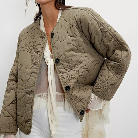 Free People We The Free Zazu Reversible Liner - Picture 2 of 3